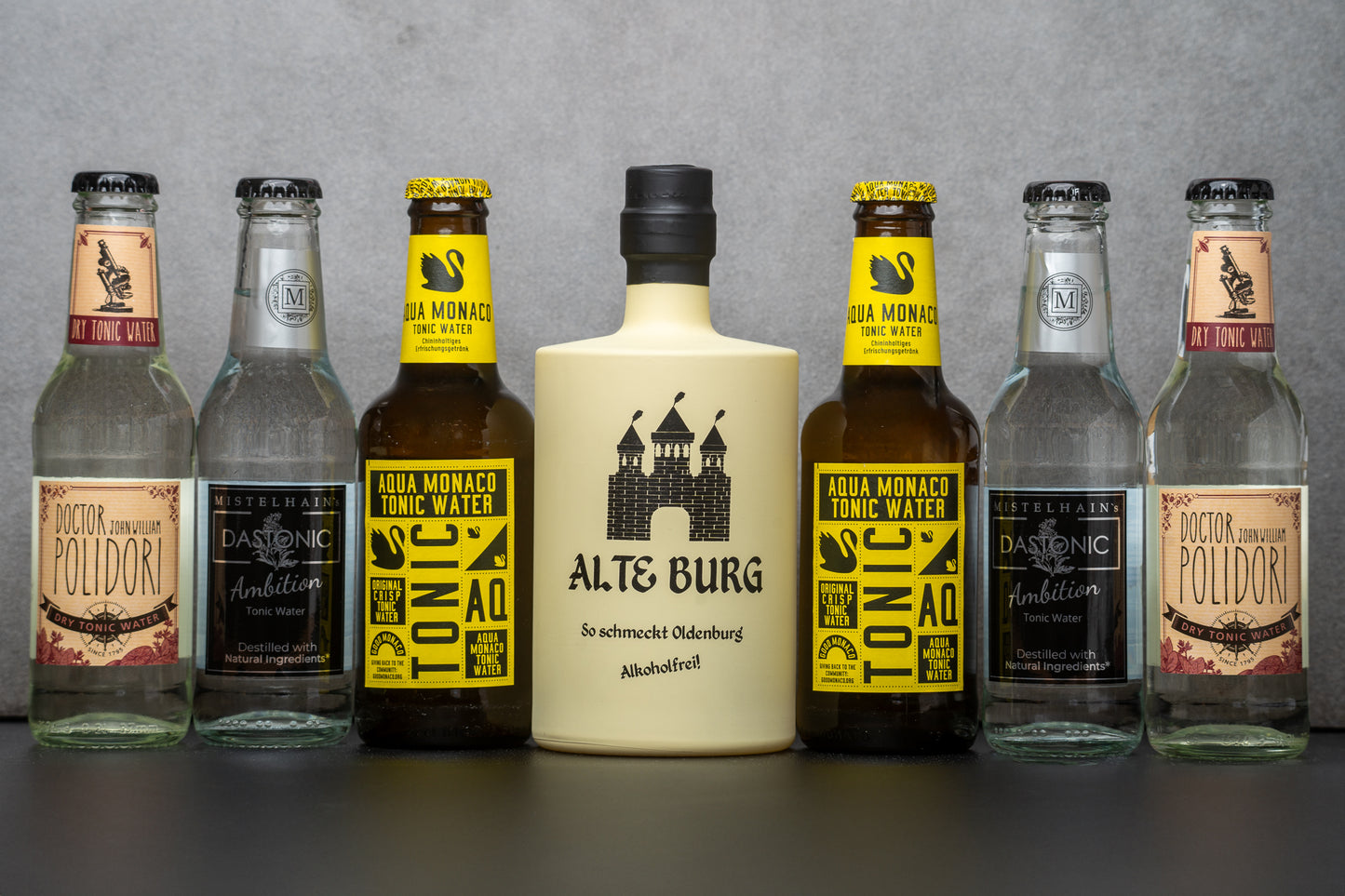 Großes Alte Burg Alkoholfrei Set (Große Buddel + 6x Tonics)